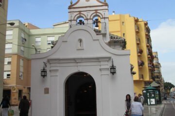 Fachada de la ermita de Zamarrilla en Málaga